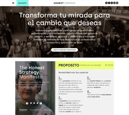 Desarrollo WordPress Honest Strategy